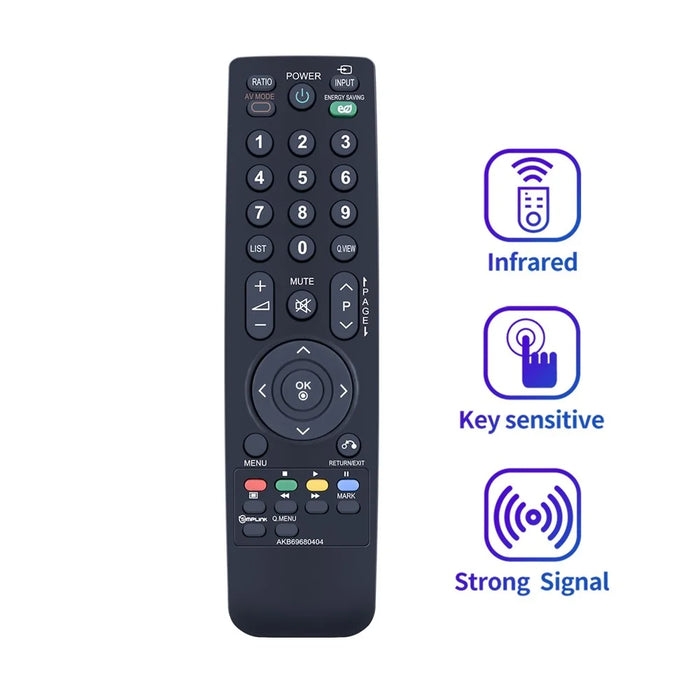AKB69680404 For LG TV Remote Control Infrared Ergonomic Wireless Replacement Handheld Controller - 2