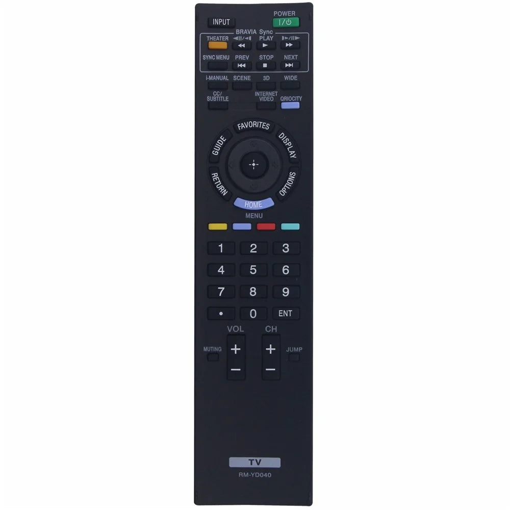 RM-YD040 For Sony TV Remote Control Battery Operated Infrared Replacement Controller - 1