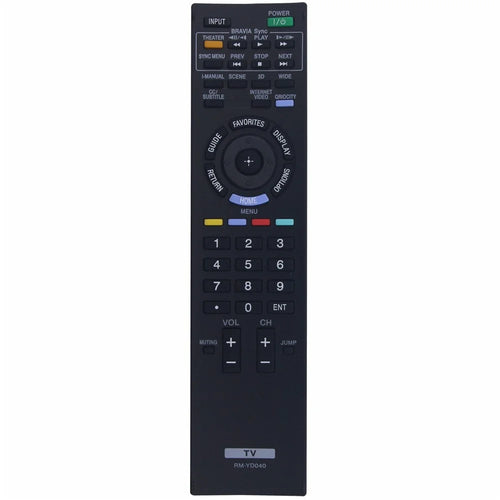 RM-YD040 For Sony TV Remote Control Battery Operated Infrared Replacement Controller - 1