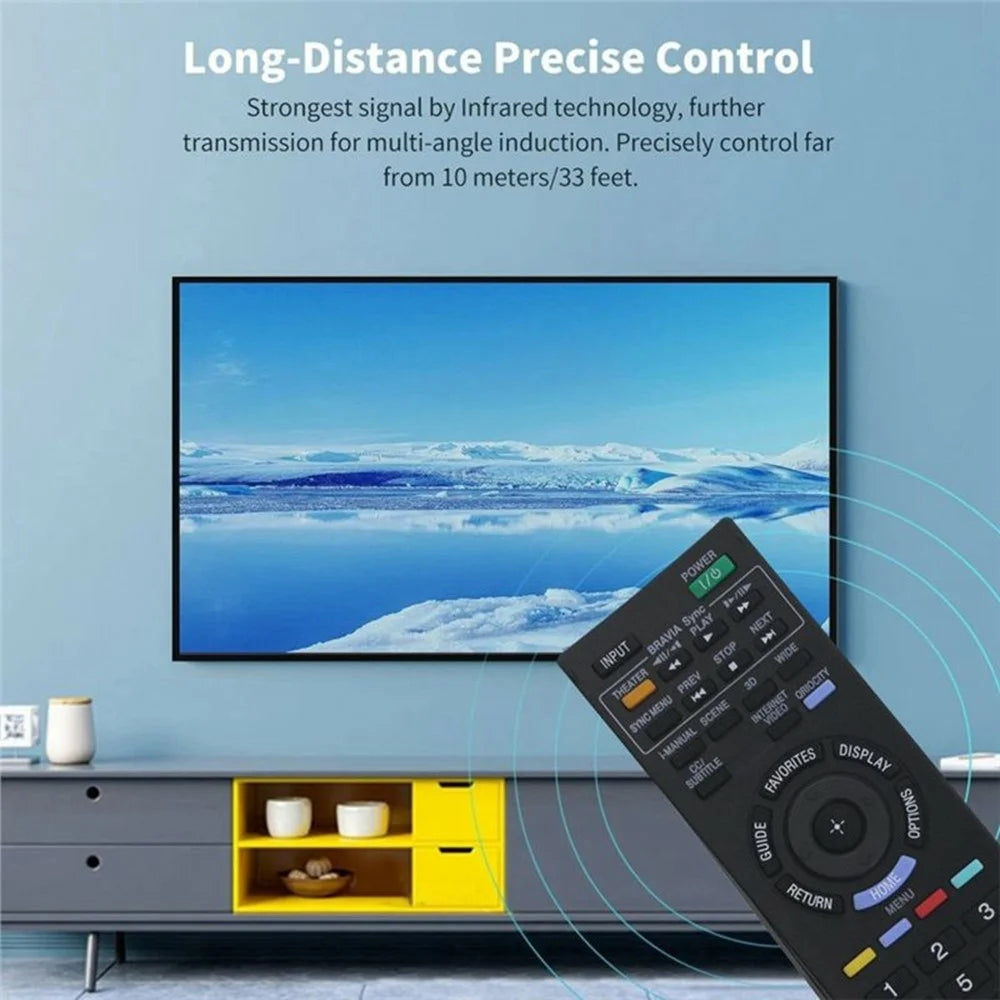 RM-YD040 For Sony TV Remote Control Battery Operated Infrared Replacement Controller - 5
