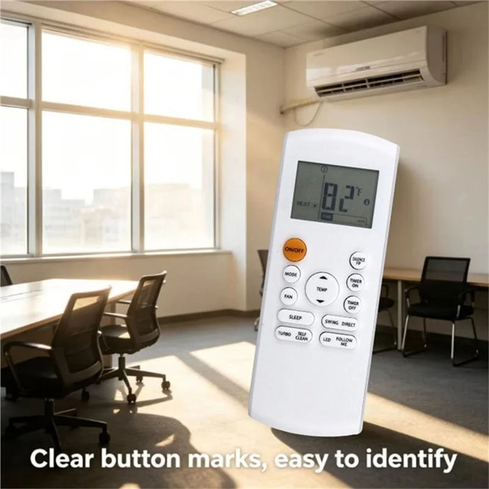 RG57A6 / BGEFU1 For Midea Air Conditioner Infrared Remote Control 10m Range Replacement Controller - 6