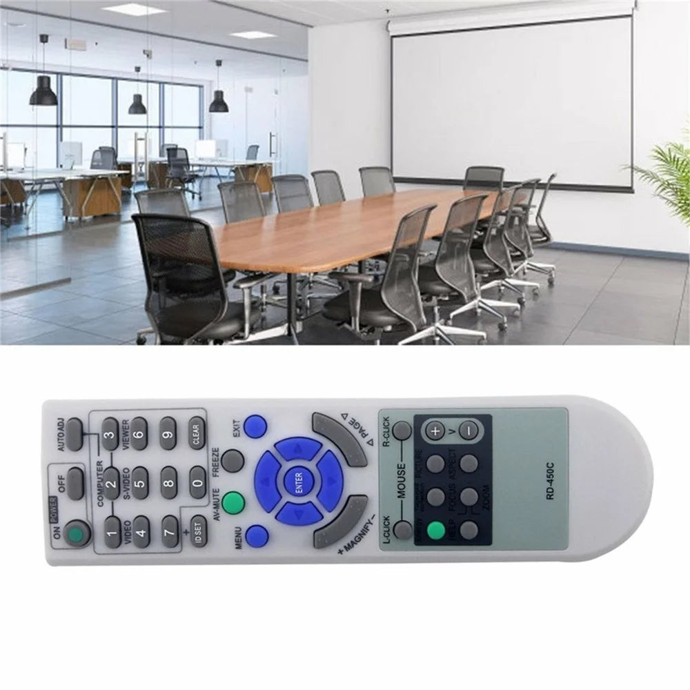 RD-450C For NEC Projector Infrared Remote Control Replacement Ergonomic Controller - 3