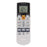 AR-RY12 Infrared Remote Control without Backlit for Fujitsu Air Conditioner 10m Range LCD Display Controller Replacement - 1