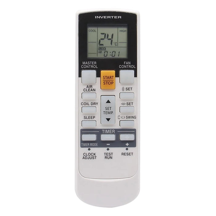 AR-RY12 Infrared Remote Control without Backlit for Fujitsu Air Conditioner 10m Range LCD Display Controller Replacement - 1