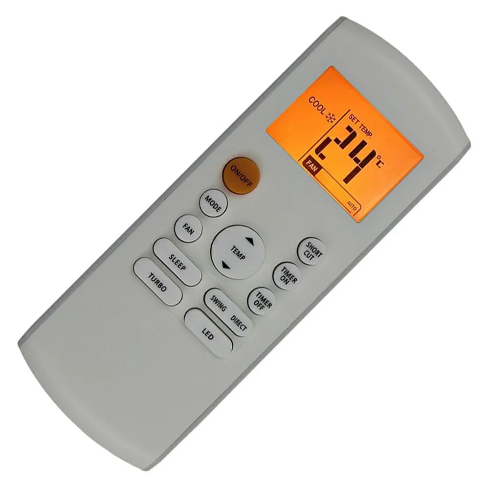RG57B1-BGE Remote Control with Backlit for Midea Air Conditioner LCD Display IR Controller - 3