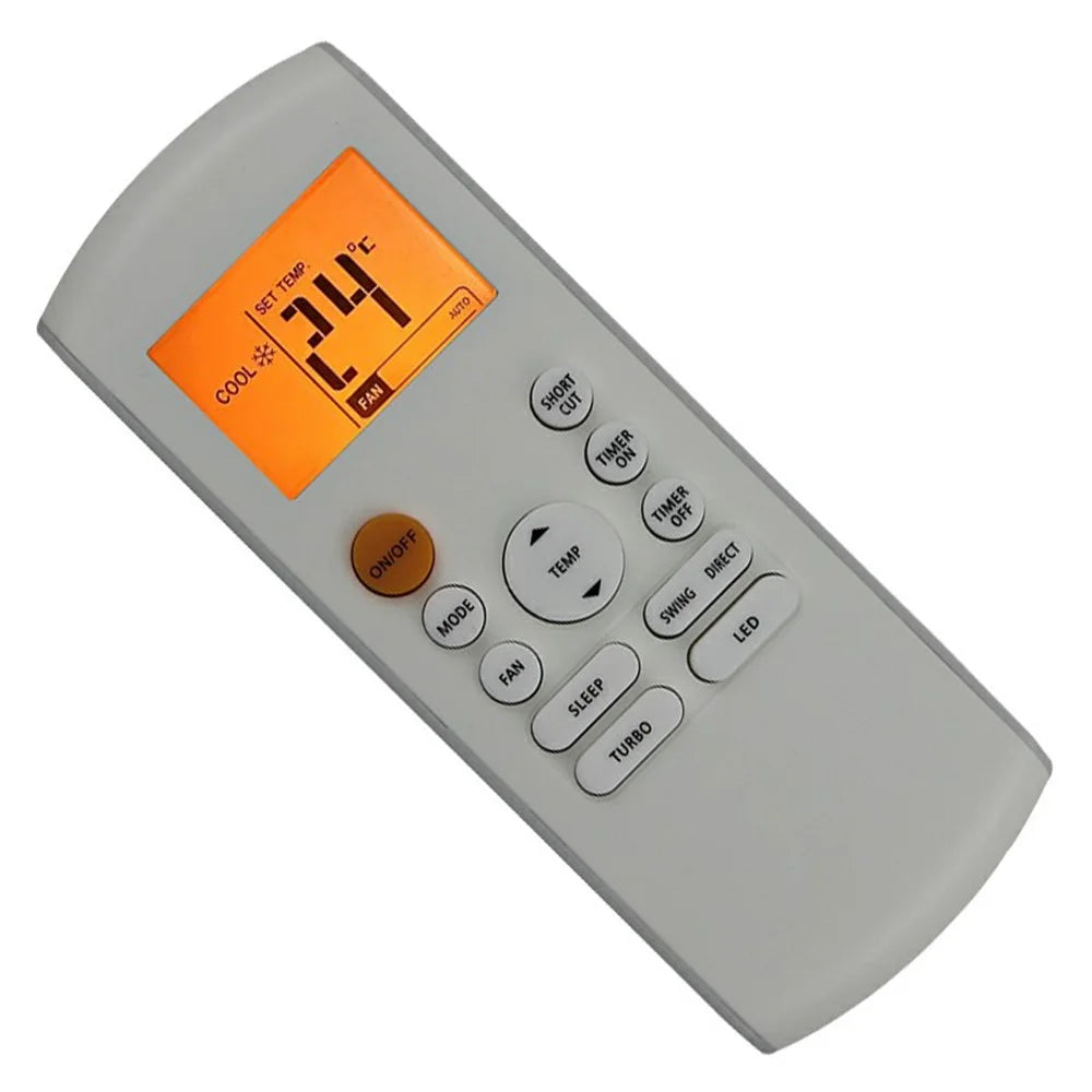 RG57B1-BGE Remote Control with Backlit for Midea Air Conditioner LCD Display IR Controller - 4