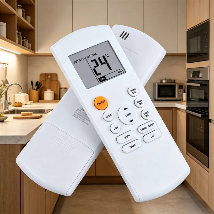 RG57B1-BGE Remote Control without Backlit for Midea Air Conditioner LCD Display IR Controller - 4