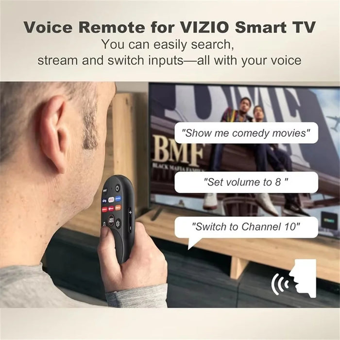 XRT270 For VIZIO Smart TV Voice Remote Control Ergonomic Handheld Controller - Style 1 - 2