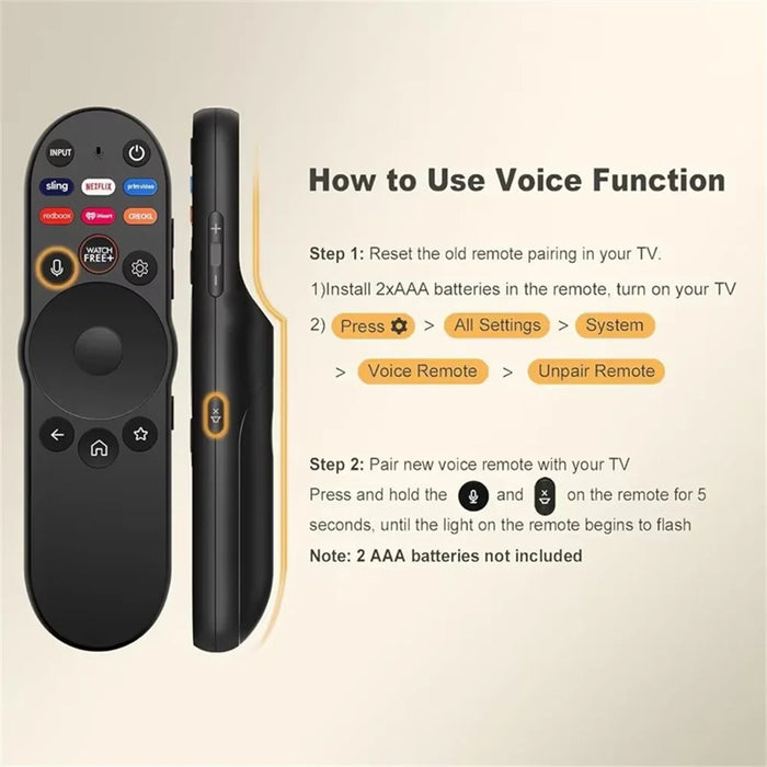 XRT270 For VIZIO Smart TV Voice Remote Control Ergonomic Handheld Controller - Style 1 - 5