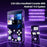 X3 Ultra Handheld Game Console 4.2 Inch IPS Screen Retro Classic Gamepad, 1+8GB - Transparent Purple - 2