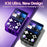 X3 Ultra Handheld Game Console 4.2 Inch IPS Screen Retro Classic Gamepad, 1+8GB - Transparent Purple - 3