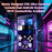 X3 Ultra Handheld Game Console 4.2 Inch IPS Screen Retro Classic Gamepad, 1+8GB - Transparent Purple - 5