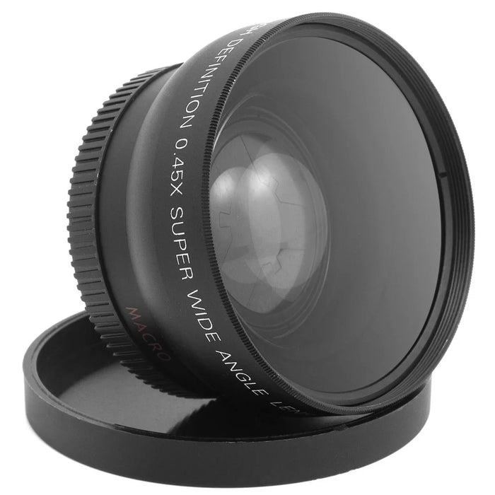 52mm 0.45X Wide-Angle Lens + Macro Lens with Storage Bag Camera Accessories Lens 18-55mm - 2