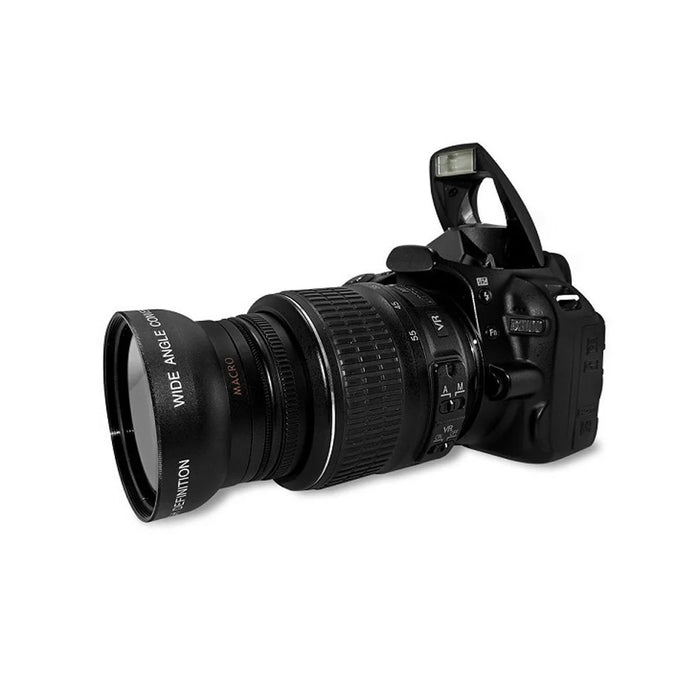 52mm 0.45X Wide-Angle Lens + Macro Lens with Storage Bag Camera Accessories Lens 18-55mm - 3