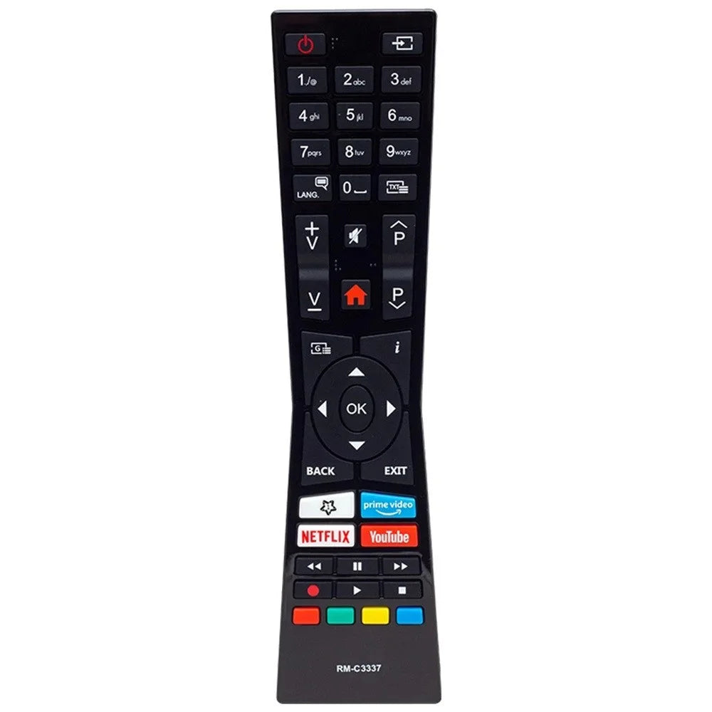RM-C3337 Ergonomic Design Television Remote Control Replacement for JVC RMC3337 RCA243100P TV - 1