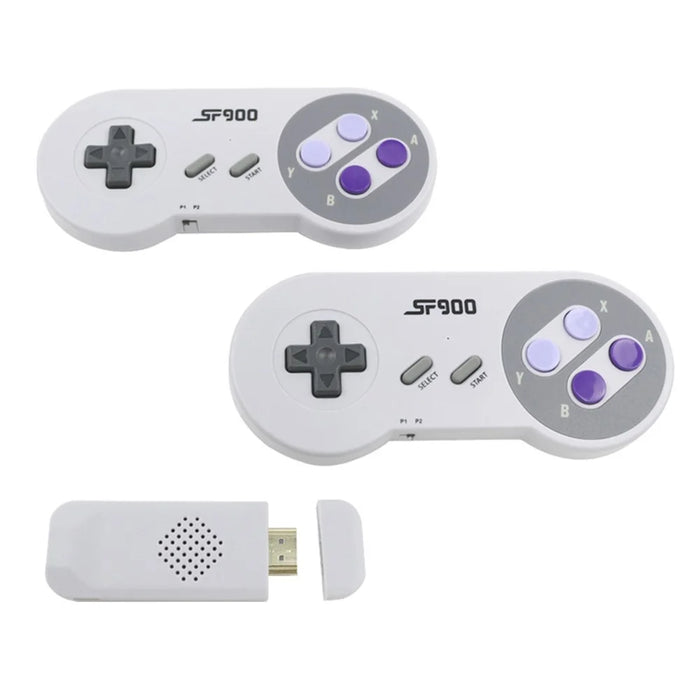 SF900 For Sega Mega Drive / Genesis 2.4G Wireless Game Controllers Video Game Double Player Handheld Console HD TV Game Stick Built-in 1500+ Games - 2