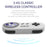 SF900 For Sega Mega Drive / Genesis 2.4G Wireless Game Controllers Video Game Double Player Handheld Console HD TV Game Stick Built-in 1500+ Games - 3