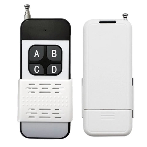 433MHz High Power 4 Buttons Wireless Remote Control Switch for Water Pump Factory Motor Electric Appliance (Learning Cord: EV1527) - 1