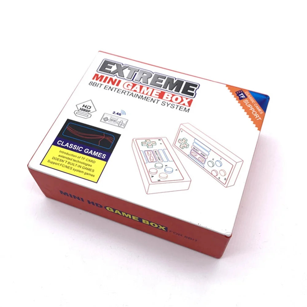 Y-3U Extreme Mini Classic Game Box 8-Bit Entertainment System 2.4G Wireless 4K Ultra HD TV Game Console Support TF Card (Built-in 628 Games) - 7