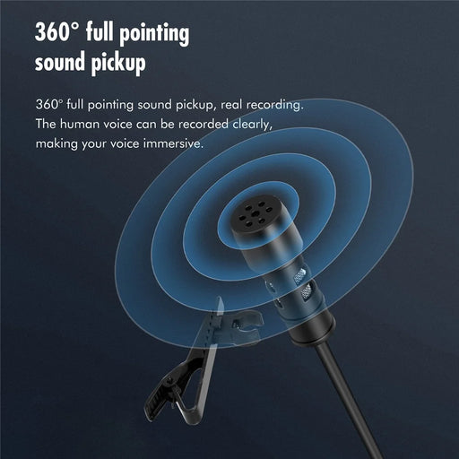 YANMAI BT8 Wireless Noise Reduction Microphone Bluetooth-compatible Lavalier Lapel Mic with Headphone - 2