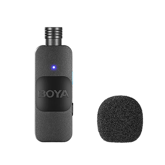 BOYA BY-V20 2.4Ghz Wireless Lavalier Microphones USB-C Mini Video Recording Mic with 2 Transmitters + 1 Receiver - 7
