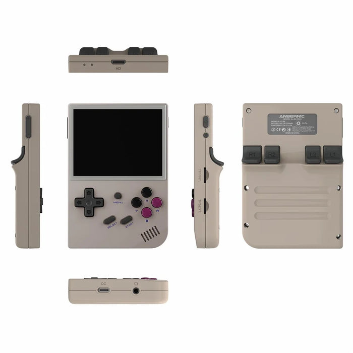 ANBERNIC RG35XX 3.5-inch IPS Display Retro Game Console 64GB Handheld Game Console - Grey - 2