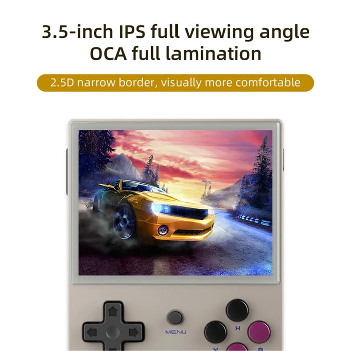 ANBERNIC RG35XX 3.5-inch IPS Display Retro Game Console 64GB Handheld Game Console - Grey - 3