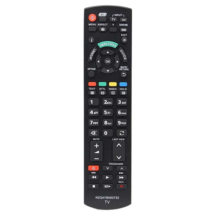 N2QAYB000752 ABS Television Replacement Remote Control Battery Powered for Panasonic TV - 1