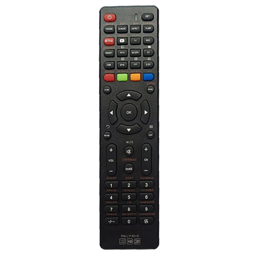 Rm-L1130 + X NETFLIX Function Remote Replacement Television Remote Control for Sony Samsung AOC LCD TV - 1