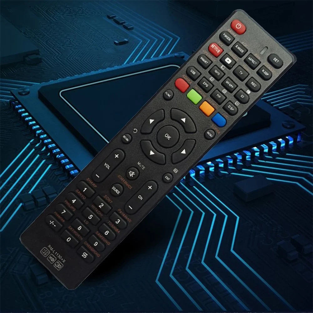 Rm-L1130 + X NETFLIX Function Remote Replacement Television Remote Control for Sony Samsung AOC LCD TV - 5
