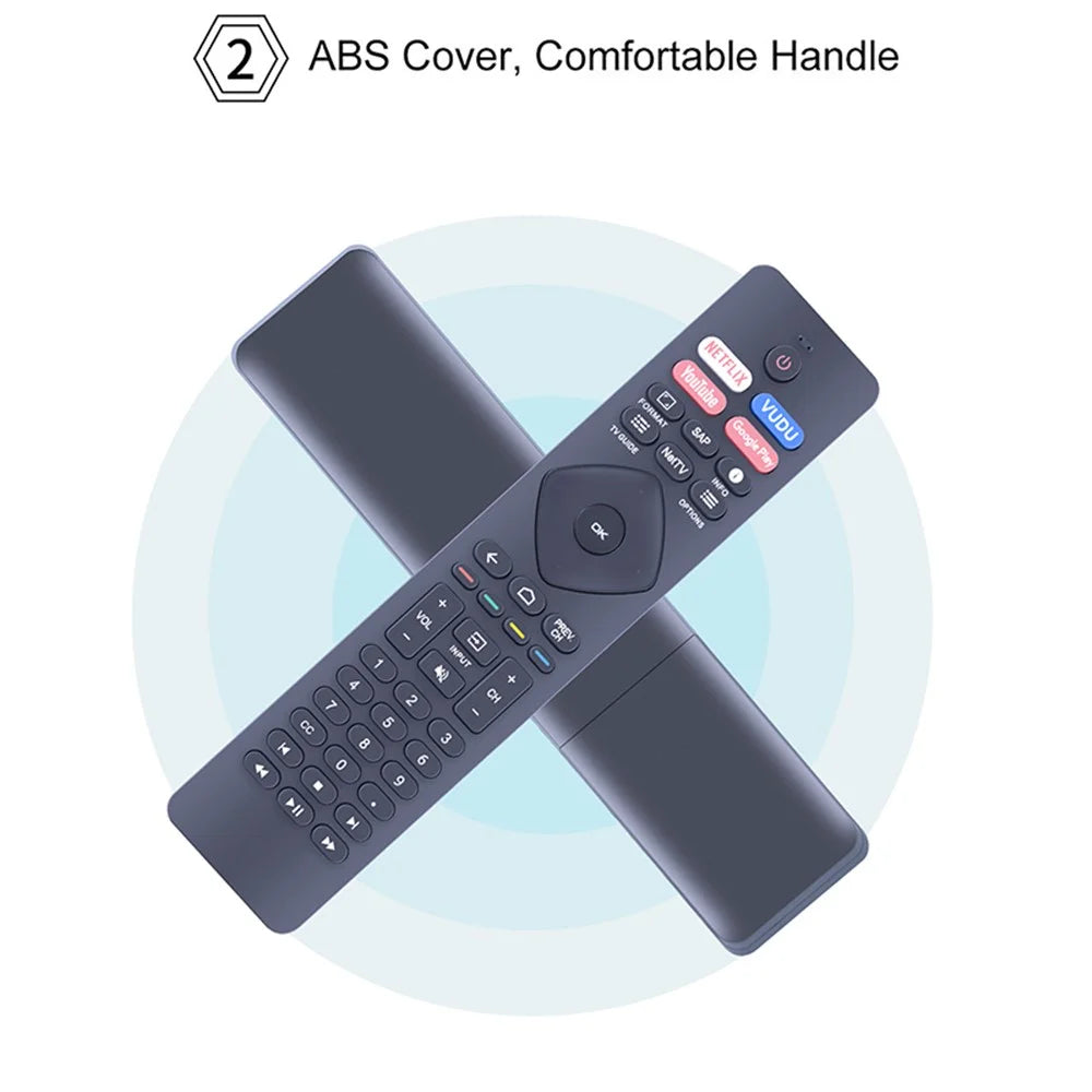 NH800UP / RF402A-V14 IR Remote Control for Philips Smart TV Controller Replacement - 4