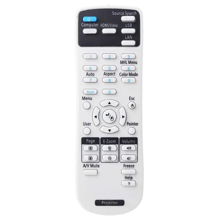 Replacement Controller for Epson Projector EX3220 / EX5220 / EX5230 / EX6220 / EX7220 Remote Control - 1