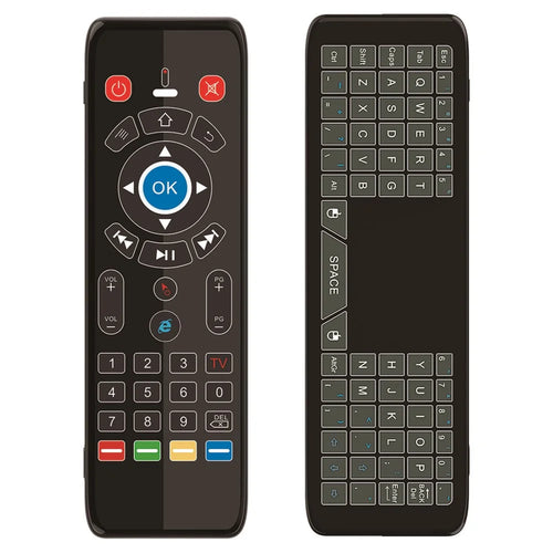 T16+ 2.4G Wireless Smart TV Remote Control Air Mouse Keyboard Supports IR Learning - 1