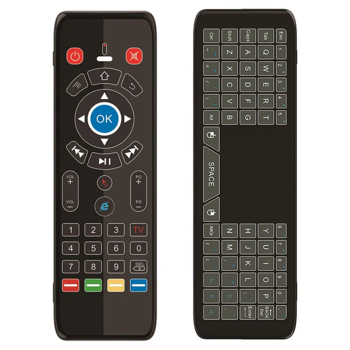 T16+ 2.4G Wireless Smart TV Remote Control Air Mouse Keyboard Supports IR Learning - 1