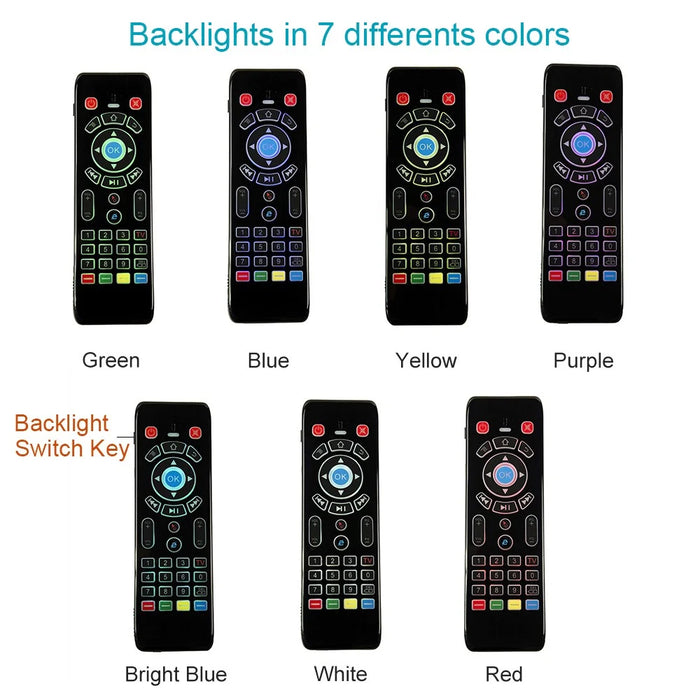T16+ 2.4G Wireless Smart TV Remote Control Air Mouse Keyboard Supports IR Learning - 6
