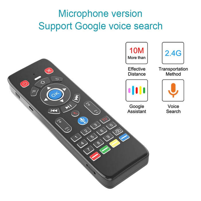 T16+ 2.4G Wireless Smart TV Remote Control Air Mouse Keyboard Supports IR Learning - 7