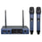 SV-322 VHF Wireless Microphone System Dual Handheld Dynamic Transmitter Mics Set for Karaoke, DJ Party - EU Plug - 1