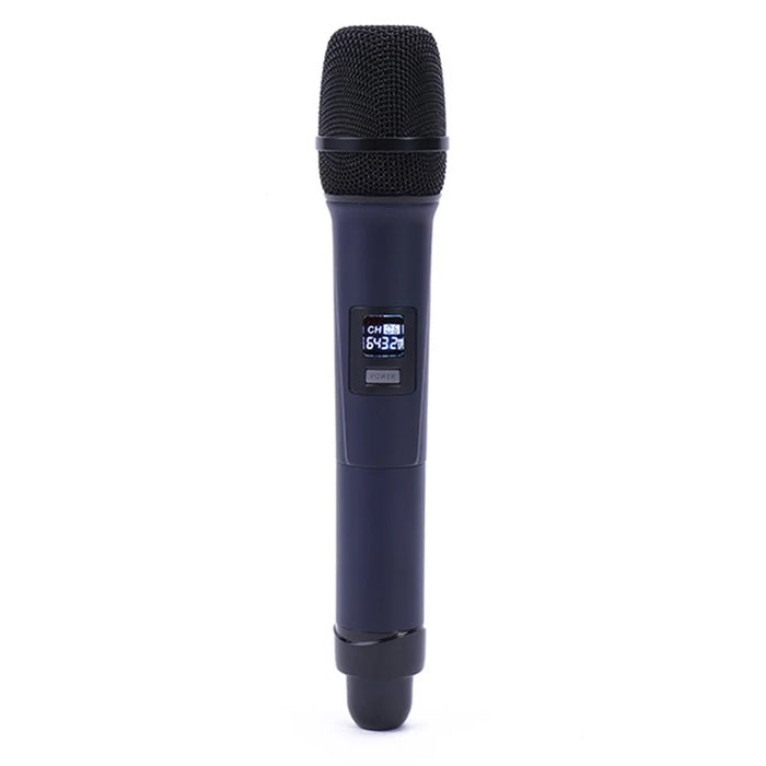 SV-322 VHF Wireless Microphone System Dual Handheld Dynamic Transmitter Mics Set for Karaoke, DJ Party - EU Plug - 3