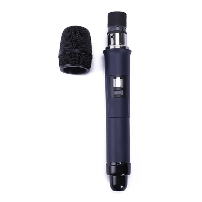 SV-322 VHF Wireless Microphone System Dual Handheld Dynamic Transmitter Mics Set for Karaoke, DJ Party - EU Plug - 4