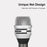 F8 Handheld Wired Microphone Cardioid Dynamic Vocal Mic with 5m Cable for Speakers, Karaoke Singing Machine - 3