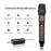 W-14 Moving Coil Microphone U-Band FM Wireless Mic with Receiver Home Karaoke Microphone - Grey - 2