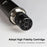 W-15 Professional Dual Dynamic Mic Handheld UHF Wireless Microphone System for Home KTV - Black - 3