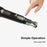 W-15 Professional Dual Dynamic Mic Handheld UHF Wireless Microphone System for Home KTV - Black - 4