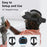 Adjustable Head Strap for Meta Quest 3 Headset VR Replacement Headband VR Accessories Built-In 6400mAh - Black - 2