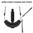 Adjustable Head Strap for Meta Quest 3 Headset VR Replacement Headband VR Accessories Built-In 6400mAh - Black - 4