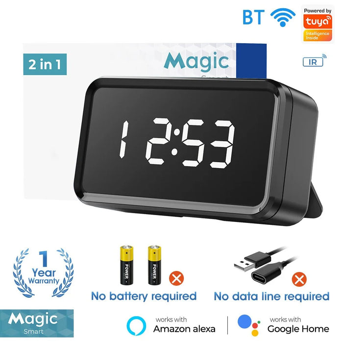 MG-YKQ100 Tuya Smart Home Universal Remote Control WiFi / Bluetooth-compatible Infrared Remote Controller with Time Display - 2