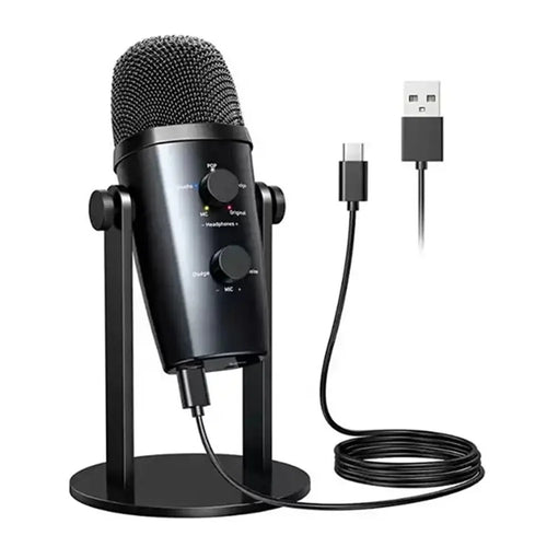 JMARY MC-PW10 Professional 4 Sound Modes USB Desktop Condenser Microphone - 1