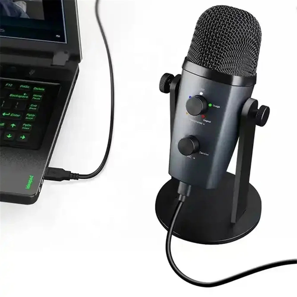 JMARY MC-PW10 Professional 4 Sound Modes USB Desktop Condenser Microphone - 5