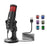 JMARY MC-PW9 Microphone USB Cable Mic Plug and Play RGB Light Voice Recording Tool - 1