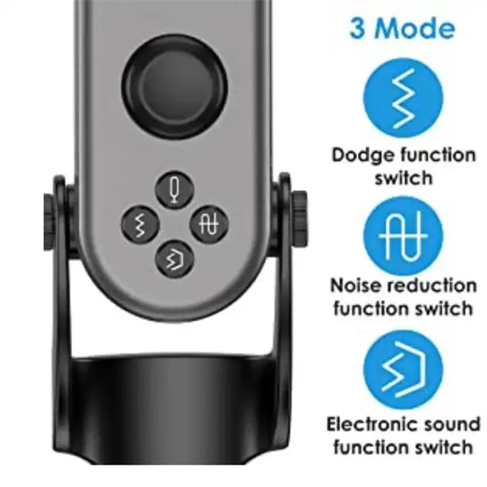 JMARY MC-PW7 Noise Canceling USB Recording Studio Desktop Cardioid Microphone - 3